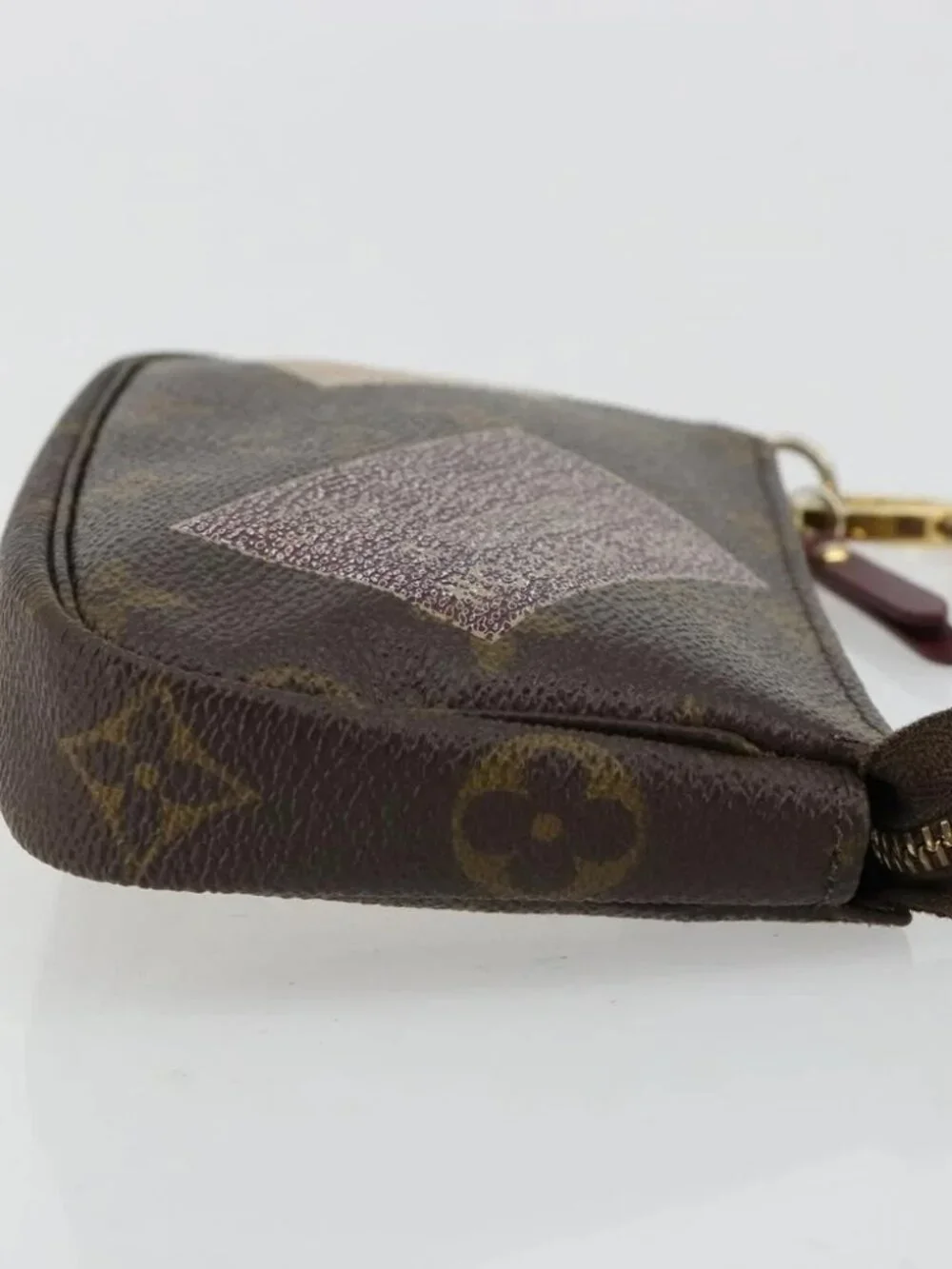LOUIS VUITTON Monogram Trunk Mini Pochette Accessoires Pouch M63798 Auth 180704